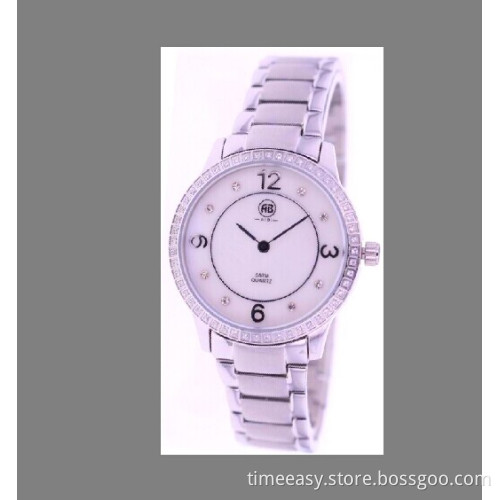 Fashion Ladies Watch with Plating Silver